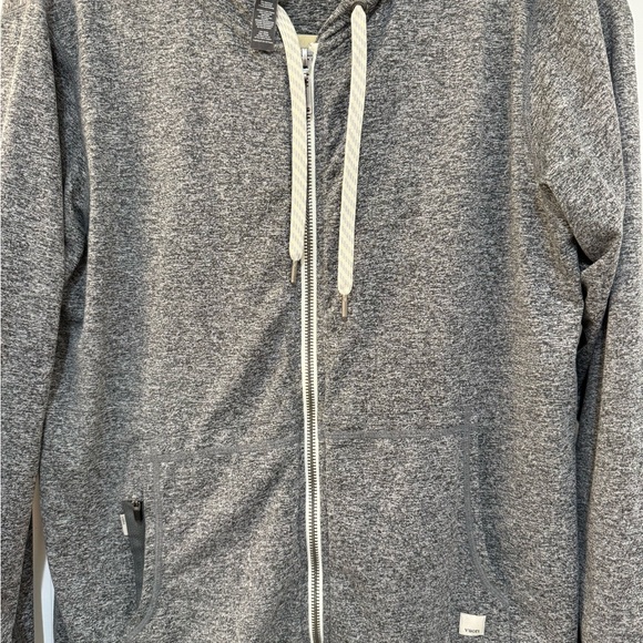 Vuori Women’s Gray Zip-Up Hoodie Sweater - Picture 5 of 6
